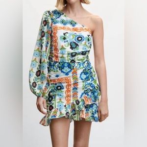 Mango off shoulder dress.